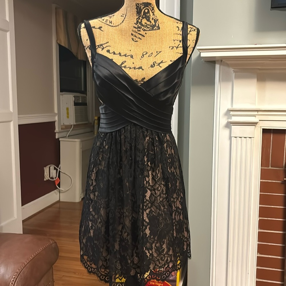 BCBG Black Lace Cocktail Dress